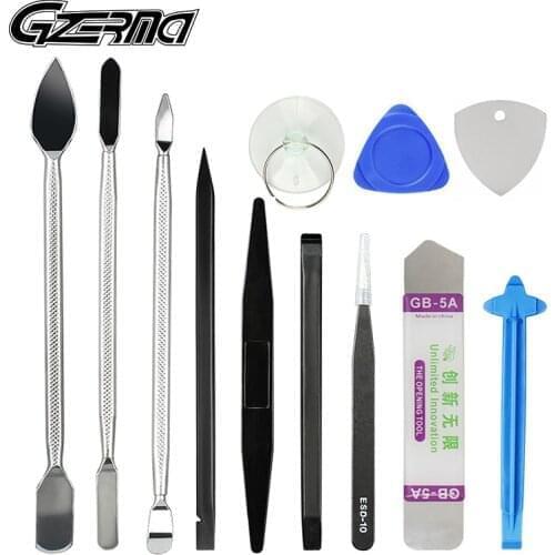 GZERMA 12Pcs Laptop Disassembly Repair Tool Sets for iPad Tablet Mobile Phone Screen Removal Repair Tools Disassembly Crowbar