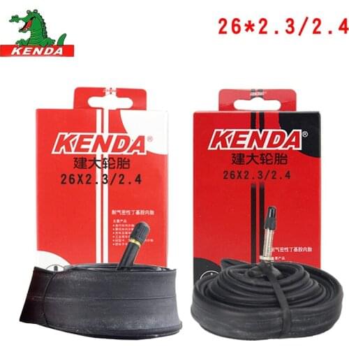 Kenda Bicycle Inner Tube Mountain Bike Tube Tires parts 26 inches 26*2.3/2.4 3.5 4.0 S/V F/V Cycling butyl rubber Inner Tube