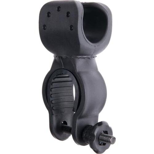 Bicycle Light Bracket Flashlight Mount Holder Antiskid Cycling Bike Light Torch Clip Mount 360 Degree Rotation Road Bike Bracket