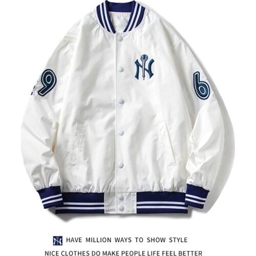 New Arrival Autumn&Spring Thin Light Embroidery Womens Coach Jacket Shirt Unisex Baseball Bomber Letterman Coat Street Vintage