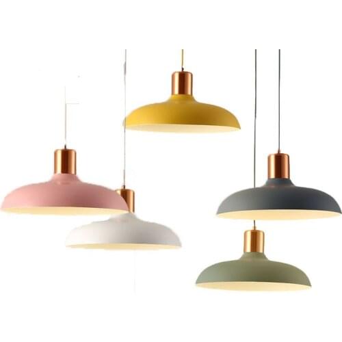 Loft Style Color Iron Droplight Decorate Modern LED Pendant Light Fixtures For Dining Room Hanging Lamp Home Indoor Lighting