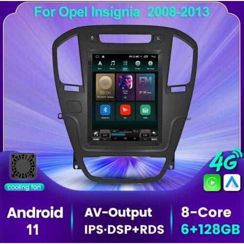 NaviFly 7862 6+128G DSP Android 11 Car Multimedia Player Radio With Screen For Opel Insignia 1 2008 - 2013 For Tesla Style