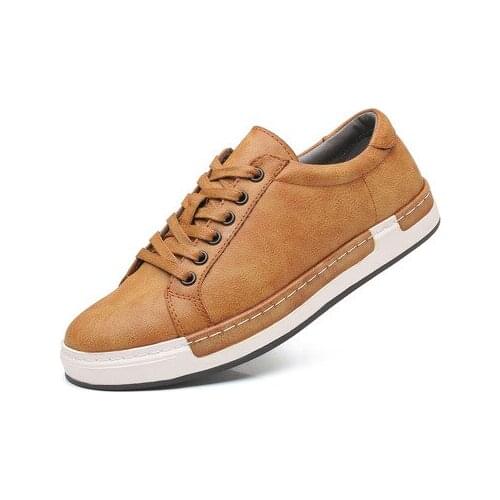 SZSGCN 2021 New Mens Casual Shoes Handmade Vintage Men Shoes Luxury Brown Brand Male Shoes Genuine Leather Mens Leisure Shoes