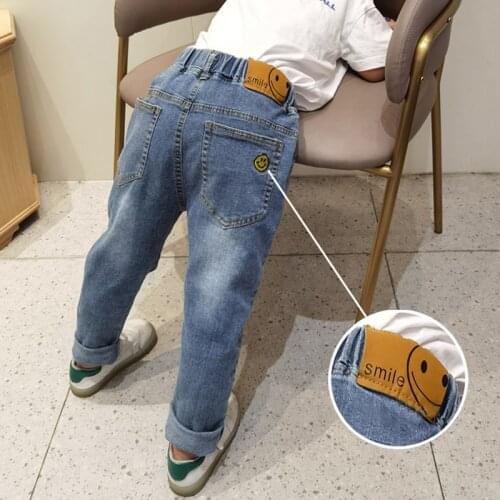 IENENS Kids Boys Clothes Jeans Pants Children Wears Denim Clothing Baby Gril Trousers Bottoms 4 5 6 7 8 9 10 11 Years