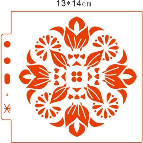 Faceplate mold shield DIY cake scrapbook stencils hollow Embellishments printing lace ruler Valentines Day