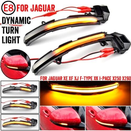 Fit for Jaguar XE XF XJ F-TYPE XK XKR I-PACE X250 X260 Dynamic Blinker Indicator Mirror Turn Light Signal