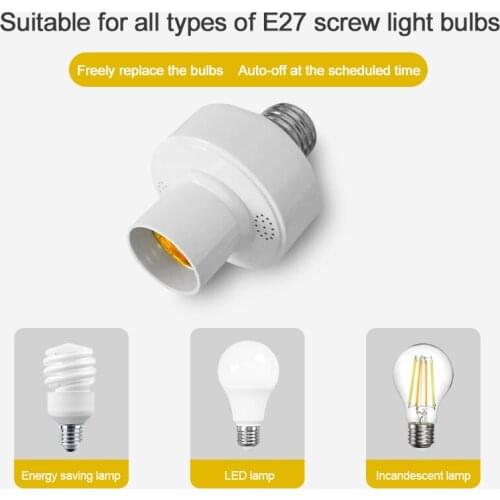 BASIC-2.4G RM 2.4G Smart Light Socket E27 Lamp Holder Bluetooth-Protocol Support EWeLink APP With Alexa Google Home Smart Home