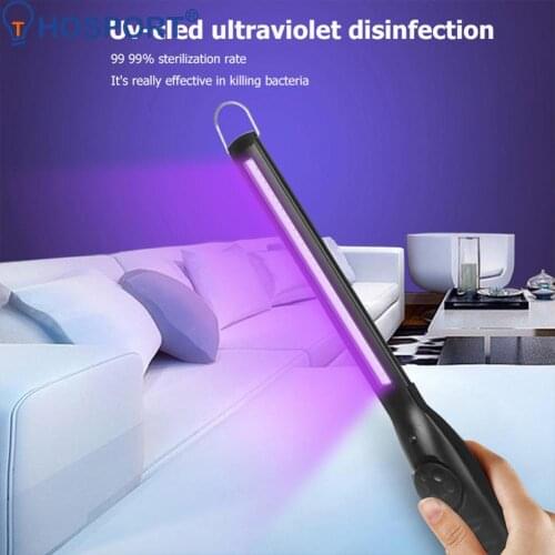LED Portable UV Sterilizer Disinfection Light Germicidal UV Lamp Disinfection Light Handheld Germicidal Lamp for Home Office
