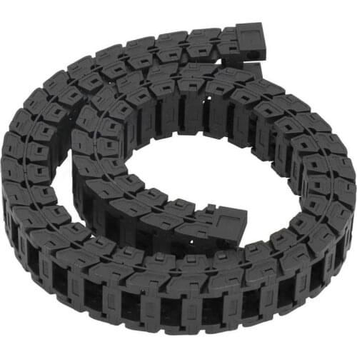 S18x18 0.7m Drag Chain Wire Carrier Bridge Type Silent Towing Chain Detachable Assembly