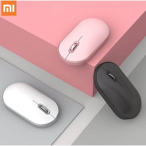 Xiaomi MIIIW Mute Dual Mode Mouse Air Bluetooth4.0 RF2.4GHz ABS Opto-electronic Mouse For Computer Pads Office Home Usage