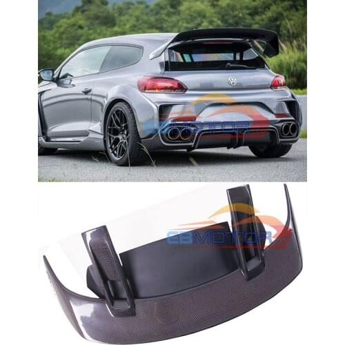 Home / For VOLKSWAGEN / Scirocco / Real Carbon Fiber AS Style Rear Spoiler Trunk Wing 1pair For Volkswagen Scirocco 2009-2013 V0