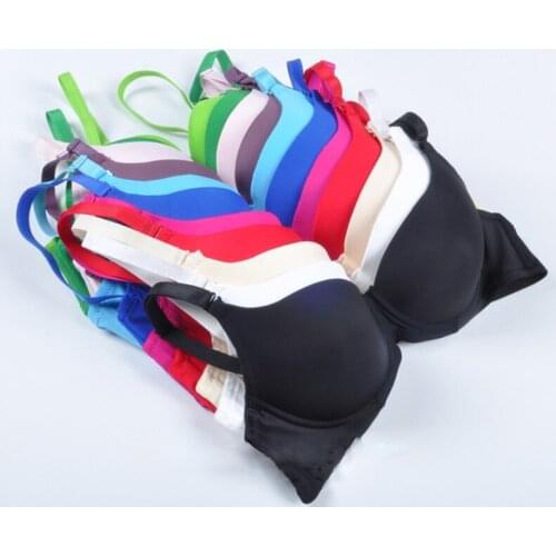 Belly Dance Clothing Training Top bras for women top 11 Colors pure Color Push Up Bra Cup C Dance Top Women Tops DIY youself