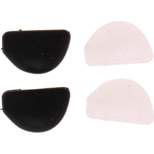 1pairs D Semilunar Glasses Nose Pads Adhesive Silicone Nose Pads Non-slip Clear Thin Nosepads For Glasses Eyeglasses Sunglasses