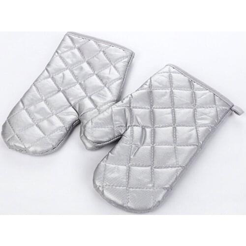 1Pcs Cotton Oven Glove Heatproof Mitten Kitchen Cooking Microwave Oven Mitt Non-slip Glove Thickening