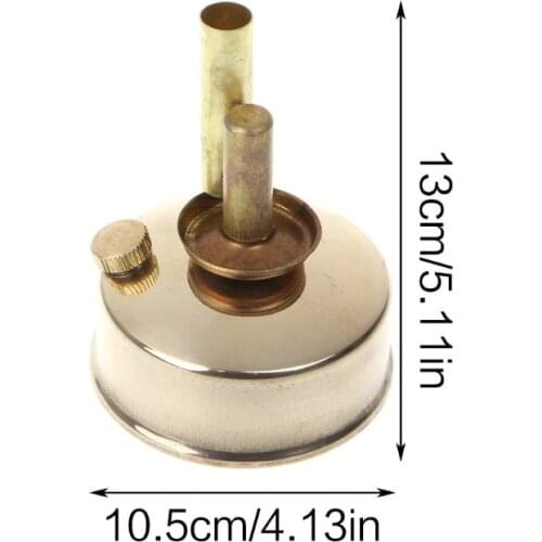 2019 New Brass 275g Alcohol Light Blowing Tube Golden Heating Burner Torch Alcohol Explosion Laboratory Equipment 150ml