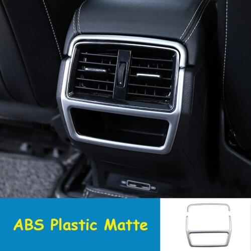 ABS Chrome Fit For Skoda Kodiaq 2016 2017 2018 Accessories Car Rear Air Outlet Panel Decoration Cover Trim Car Styling