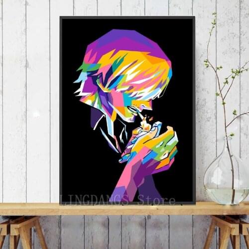 5D DIY Full Drill Diamond Painting Sanji One Piece Anime Art Diamond Mosaic Embroidery Cartoon Cross Stitch Kits Home Decor Gift