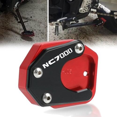 For Honda NC700D INTEGRA 2012 2013 2014 2015 CNC Kickstand Foot Side Stand Extension Support Plate Pad Motor Parts