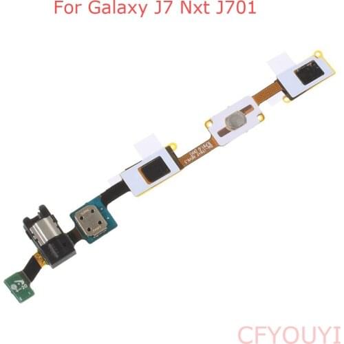 For Samsung Galaxy J7 Nxt J701 Home Button Flex With Earphone Headphone Jack Flex Cable