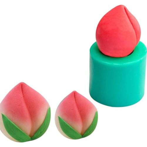 Fondant Fruit Peach Silicone Cake Mould DIY Baking Tools Cake Silicone Chocolate Mold Cake Decorating Tools