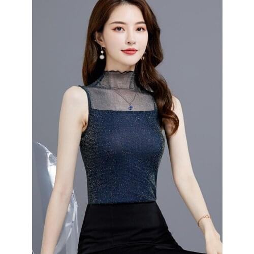 Женские прозрачные майки Gkfnmt China At AliExpress