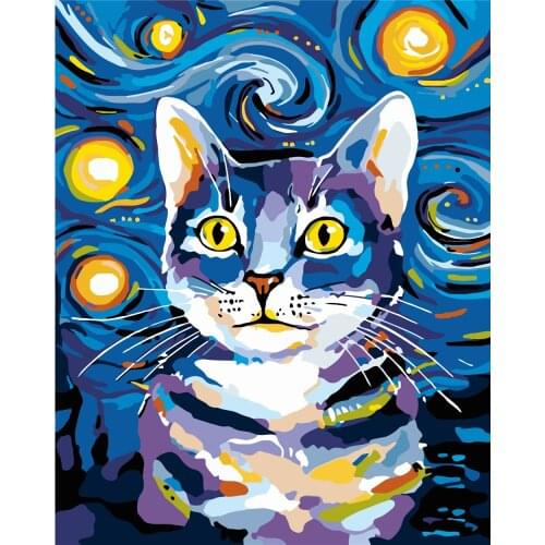 Courage Love Paint By Numbers For Adults Children Seaside Town Diy Handpainted Oil Painting Landscape Picture Home Wall Decor