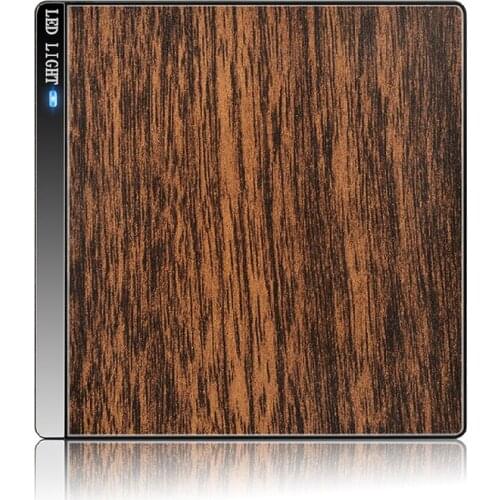 Wall switch,220V 10A vintage push wallpad switch wood panel 1/2/3/4Gang 2Way Switch classical style Light Switch for livingroom