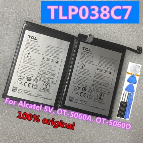 New Original 4000mAh TLp038C7 Replacement Cell Phone Battery For Alcatel 5V, OT-5060A, OT-5060D Batteries