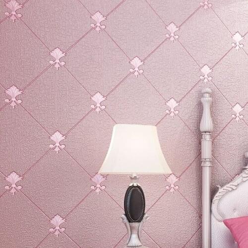 Living room TV background Wallpaper 3D Deer Leather European Style Deluxe Wallpaper roll Bedroom papel de parede Beibehang