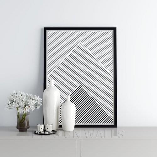 Geometric Figure Posters Prints Abstract Poster Fashion Wall Art Nature Canvas Painting Modern Wall Pictures For Living Room