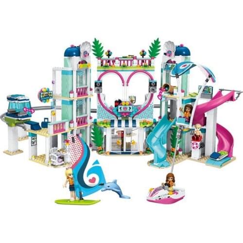 Girls Series Heart Lake Holiday Village Children Building Blocks Kids Toys Gifts Compatibility Legolys Duplo SX3018 37086 01068