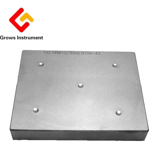 Standard rectangular Brinell hardness block