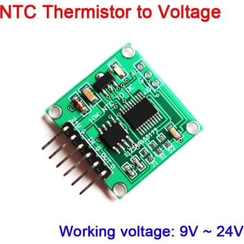 NTC Thermistor to Voltage 10K NTC TO 0-5V 0-10V linear conversion temperature Transmitter module FOR Remote data / control