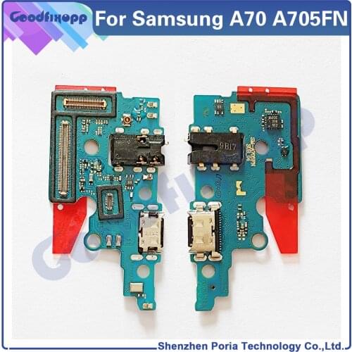 Original New For Samsung A70 A705FN USB Charge Port Jack Dock Connector Charging Board Flex Cable