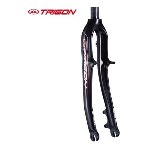 TRIGON MC01 MTB one piece full carbon fork carbon fiber ultra-light 26" inch mountain bike bicycle fork disc and V-brake