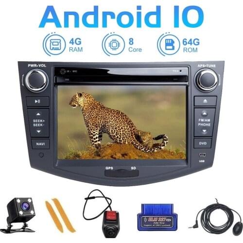 Zltoopai Android 10 For TOYOTA RAV4 2006 2007 2008 2009 2010 2011 2012 Auto Radio GPS Navigation Car Multimedia Player DVD CD