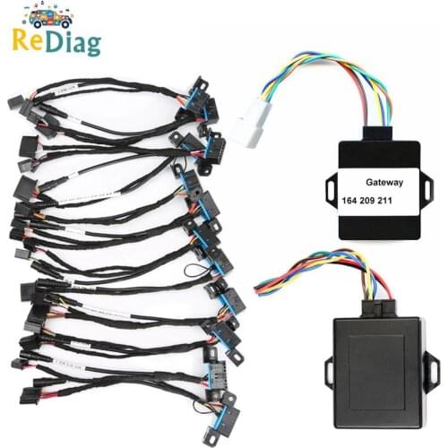 100% Origional EIS ELV Test 12 cables for Mercedes for Benz Works together with VVDI MB BGA TOOL+Gateway Emulator