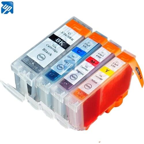 12 PRINT INK CARTRIDGE for CANON 3eBK/C/M/Y iP3000 i865