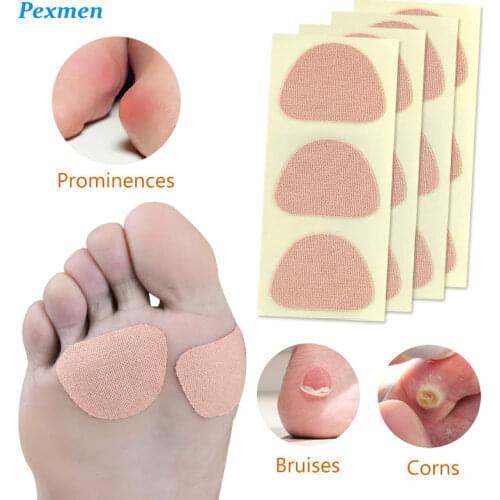 Pexmen 3/6/15Pcs Moleskin Tape Flannel Adhesive Pads Heel Stickers Prevention Blister Heel Slip Pads Anti-wear Pads