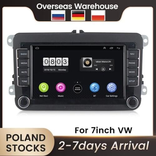 7 inch car radio multimedia player For VW / Volkswagen Skoda Octavia golf 5 6 touran passat B6 polo Jetta 2 din Auto radio
