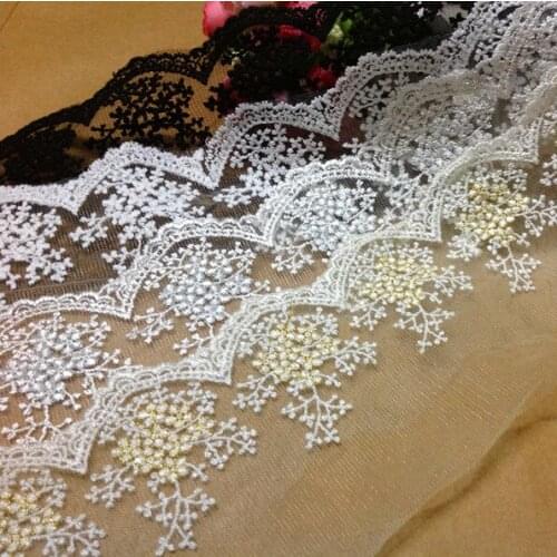 Free shipping high quality gauze computer embroidery lace,skirt lace trimming, skirt down trim, net embroidery applique lace