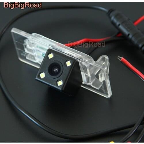 BigBigRoad HD Wide Angle Night Vision Waterproof Reverse Backup Rear CCD Camera For Audi A6 A6L S6 A7 S7 2011~2015