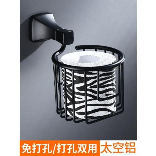 European style black tissue holder toilet paper towel basket toilet paper box toilet tissue holder toilet paper holder
