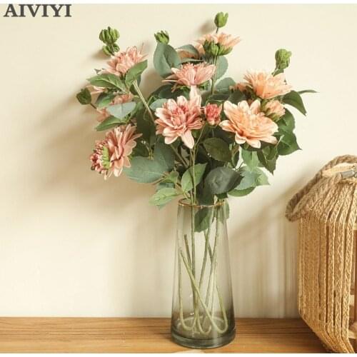 Long Branch Little Lihua Wedding Party Desk Garden Home Decor Christmas Decoration Artificial Flowers Plantas Fake Flower Wall