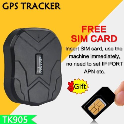 GPS Tracker Car TKSTAR TK905 5000mAh 90 Days Standby 2G Vehicle Tracker GPS Locator Waterproof Magnet Voice Monitor Free Web APP