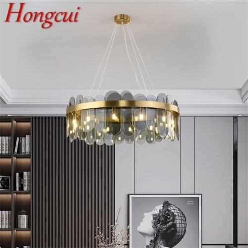 Hongcui Chandelier Postmodern Pendant Lamp Simple LED Light Fixture for Home Living Dining Room