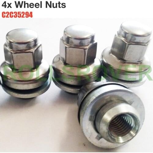 ROLLSROVER 4 x WHEEL NUT For XJ XK XF S-Type X-Type OEM C2C35294