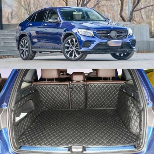 Full Covered Seat Pad Cargo Box Trunk Floor Mat Carpet Liner For Mercedes Benz GLC