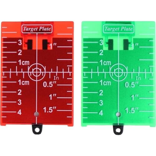 1PCSHot Sale Laser Target Card Plate For Green/Red Laser Level 11.5cmx7.4cm inch/cm Wholesale