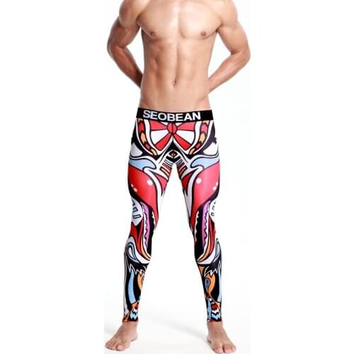 New SEOBEAN Mens Long Johns U convex sexy legging warm tide male themal underwear Long johns